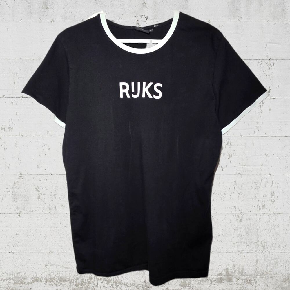 Official Rijksmuseum Amsterdam Black Ringer T-Shirt